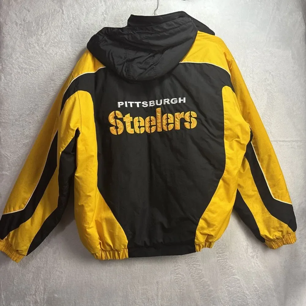 NFL Pittsburgh Steelers Hoodie Full Zip Jacket XL - Picture 6 of 10